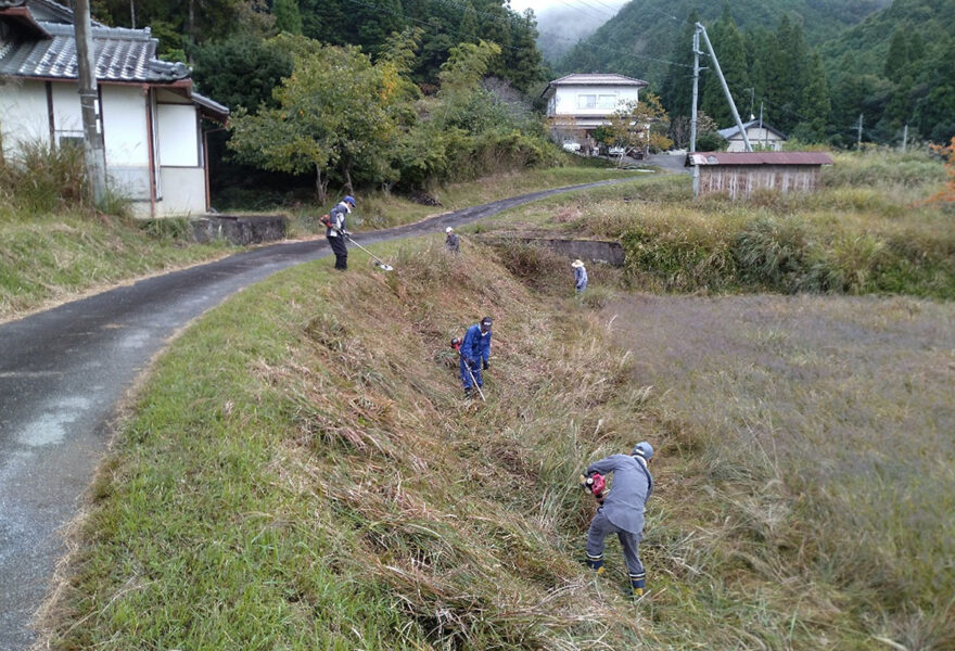 圃場管理草刈り