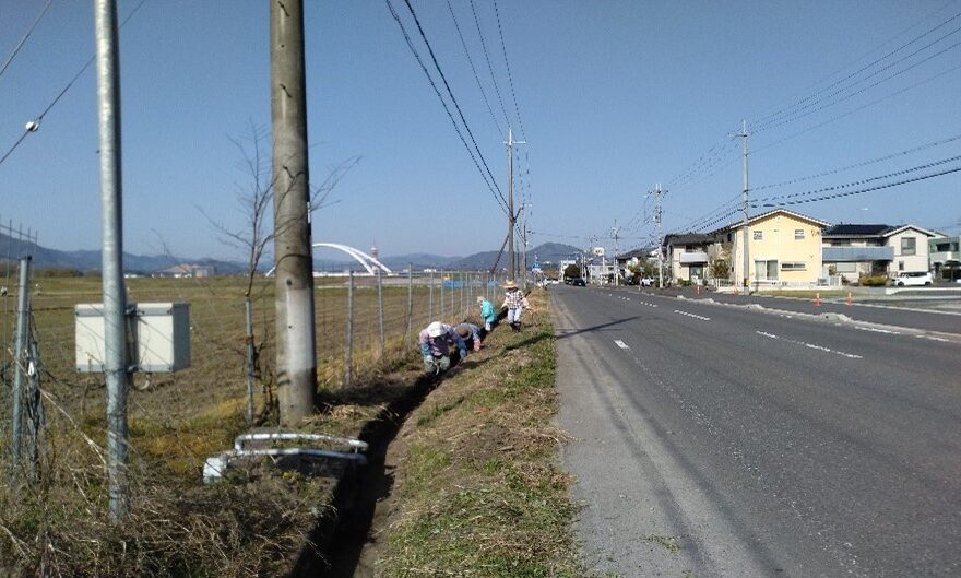 田植前溝堀