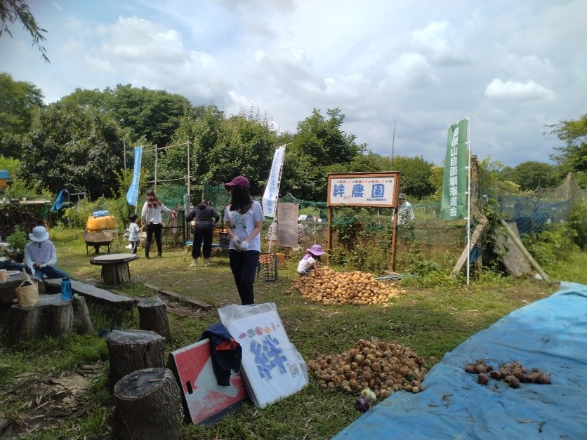 ６月６日（土）遊休農地活用、自衛隊家族さんとの収穫祭、収穫後有志でさつま芋植え2